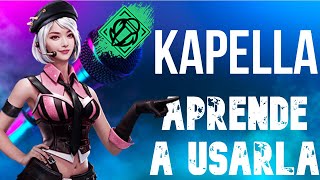 ¿Cómo Usar A Kapella Habilidad Y Combinaciones  Free Fire [upl. by Marylinda]