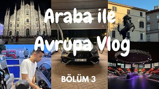 Arabayla Avrupa Seyahati  16 gün  10 ülke  6500 km vlog 3 Bologna MaranelloMilano [upl. by Lanor]