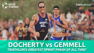 One of the greatest triathlon sprint finishes ever [upl. by Silden]