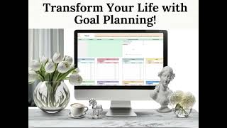 Goal Setting Template Google Sheet Goal Planning Spreadsheet Planner Spreadsheet Smart Goal [upl. by Gualterio]