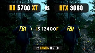 RX 5700 XT vs RTX 3060  i5 12400F  1080p  DLSSFSR  Test In 12 Games [upl. by Alket488]