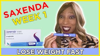 Week 1 on Saxenda Liraglutide  Starting My Weight Loss Injection Pen Journey Weight Loss Results [upl. by Eyk]