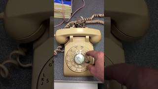 This is how an Old Rotary Phone works I dial my old phone number when I was a kid [upl. by Ariaet]