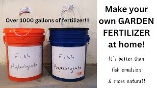 Fish Hydrolysate  How To Make Your Own Fertilizer  Natural Garden Amendments  Fish Emulsion [upl. by Redwine880]