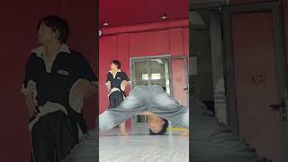 Bboy RinC headspin drill bboy powermove shorts [upl. by Eslehc]