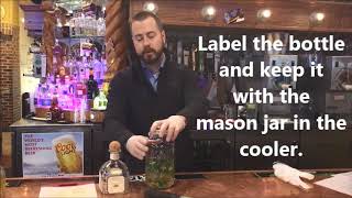 How to make Haciendas Jalapeño infused tequila [upl. by Yssim]