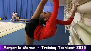 Margarita Mamun  Training WorldCup Tashkent 2015 [upl. by Samy131]