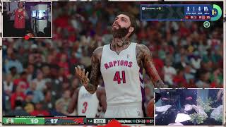 Hall of Fame Difficulty Game 19 Raptors v Celtics [upl. by Nohsreg]