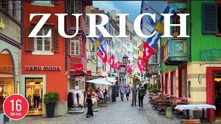 Zurich Switzerland🇨🇭Old Town Walking Tour [upl. by Ysak769]