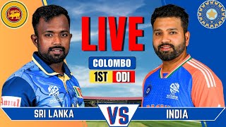 IND vs SL Live Match  1st ODI  Live Score amp Commentary  INDIA vs SRI LANKA Live Match Today [upl. by Essex]