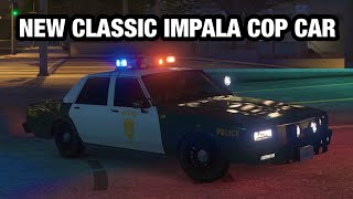 NEW Declasse Impaler LX Cruiser CUSTOMISATION Chevy Impala Cop Car GTA Online [upl. by Cohin]