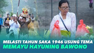 Rangkaian Hari Raya Nyepi Umat Hindu Gelar Upacara Melasti  Kabar Bantul [upl. by Enyamrahs]