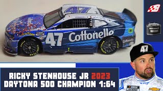 NASCAR DIECAST REVIEW Ricky Stenhouse Jr 2023 quotDaytona 500 Championquot Race Win 164 [upl. by Esyak]