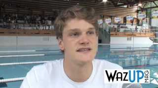 Interview du triple médaillé olympique de natation Yannick Agnel  WAZUP MAG [upl. by Baker691]