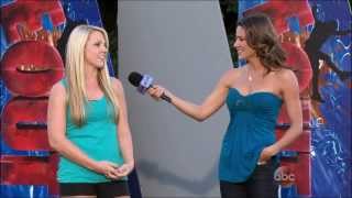 Jill Wagner  strapless haltertop amp funny dancing  wipeout [upl. by Winshell937]