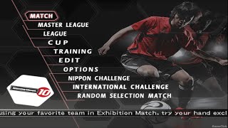 World Soccer winning Eleven 10 PS2  Gameplay  PCSX2 [upl. by Imogen]