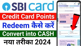 How to Redeem SBI Credit Card Reward Points into Cash  SBI Credit Card Redeem Reward Points to Cash [upl. by Aihpos478]