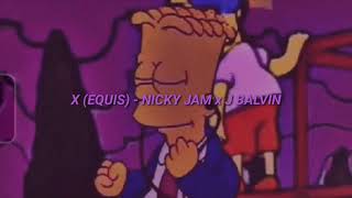 Nicky Jam x J Balvin  X EQUIS slowed  reverb [upl. by Peggi]