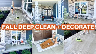 NEW 🍁 FALL DEEP CLEAN WITH ME  HOURS OF CLEANING MOTIVATION  FALL DECOR 2023 HOMEMAKING CLEANING [upl. by Adidnere]