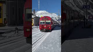 Doppelte Einfahrt in Pontresina [upl. by Schnapp]