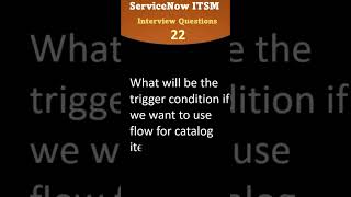 Servicenow ITSM interview questions servicenow interview shorts for youviral subscribe [upl. by Nomzaj]