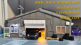 RWB  RAUH Welt BEGRIFF HEADQUARTERS by MAGIC CITY 164 DIORAMA EP133 [upl. by Melanie]