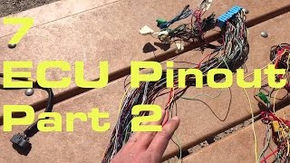 7 ECU Pinout 22  Wiring Harness Series [upl. by Av]