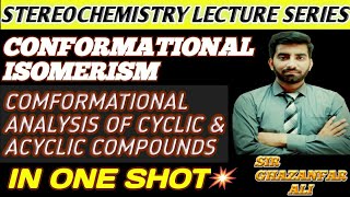 🔴Conformational IsomerismRotamersConformational analysis of cyclic and acyclic compoundsButane [upl. by Mareld]