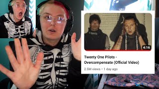 first reaction to Overcompensate by Twenty One Pilots [upl. by Dayir]