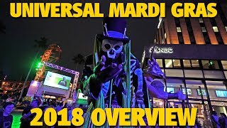 Universal Mardi Gras 2018 Overview  Universal Orlando [upl. by Eninnaej739]