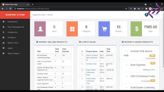 Inventory Management System in PHP MySQL with Source Code  CodeAstro [upl. by Ybba]