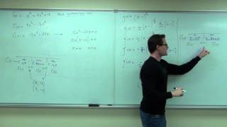 Calculus 1 Lecture 34 The Second Derivative Test for Concavity of Functions [upl. by Carissa]