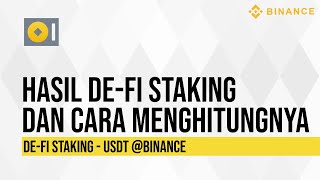 HASIL DEFI STAKING DAN CARA MENGHITUNGNYA  PASSIVE INCOME 2021 [upl. by Dupin]