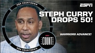 Steph Curry is the GREATEST PG to ever live Stephen A reacts to historic night 💪  NBA Countdown [upl. by Ethelinda]