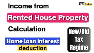 Home loan interest deduction in new tax regime  Income form rented house property calculation [upl. by Niras]