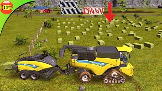 I Made 84 Grass Bales From Only One Field  Farming Simulator 16 Timelapse Gameplay fs16 [upl. by Nohsauq]