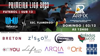 MACABIHEBRAICA X ESC FLAMENGO  FUTEBOL SUB 13 [upl. by Sirej]