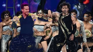 Tiger Shroff and Hrithik Roshan Crazy Dance Performance at War Movie Promotion  Mind Blowing Step [upl. by Cykana976]