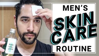 Mens Skin Care Routine 2018  Oily Skin My Best Routine EVER ✖ James Welsh [upl. by Eural278]