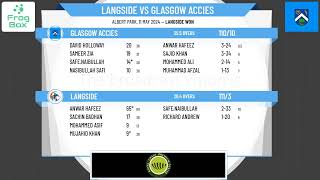 Langside v Glasgow Accies [upl. by Aihseyk448]