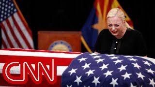 McCain family bids tearful farewell [upl. by Sirrep]