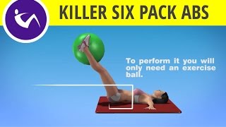 Lower Stomach Exercise with Stability Ball for Men and Women [upl. by Piscatelli620]