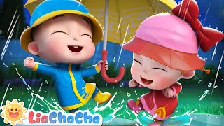 Rainy Day Song  Dress for the Rain  Music for Kids  LiaChaCha Nursery Rhymes amp Baby Songs [upl. by Demy]