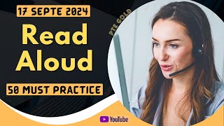 PTE Read Aloud  SEPTEMBER 2024  MUST PRACTICE [upl. by Oilerua515]