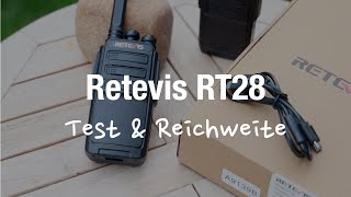 Retevis RT28 PMR Funkgeräte Test amp Reichweite [upl. by Stedt]