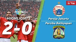 Persija Jakarta Vs Persiba Balikpapan 20 All Goals amp Highlights [upl. by Sackman]