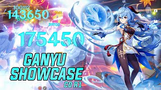 C0 Ganyu Showcase Build and Team Comps│Genshin Impact [upl. by Asiul]