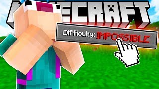 IF MINECRAFT HAD IMPOSSIBLE MODE [upl. by Eidak]