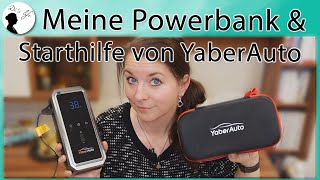 Meine Powerbank und Starthilfe von YaberAuto  Kompressor  Taschenlampe  YA70 [upl. by Zulaledairam]