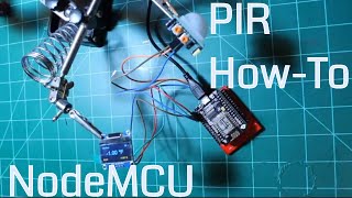 Connect PIR sensor to NodeMCU using 33V HCSR501 [upl. by Valma]